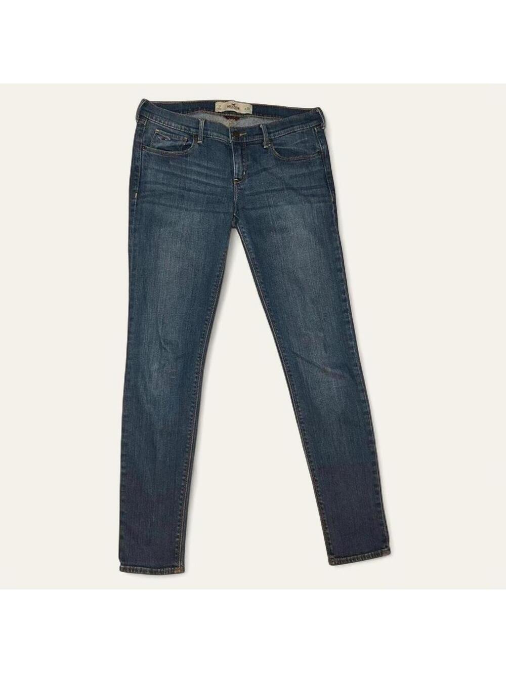 Hollister Social Stretch Blue Jeans Size 7 W28 - Picture 3 of 4